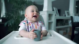 Teaching Baby How to Drink from an Open Cup with the ezpz Tiny Cup