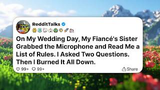 On My Wedding Day, My Fiancé's Sister Grabbed the Microphone and Read Me a List of Rules.