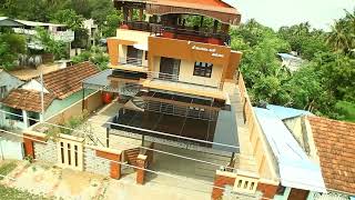 Glass roof in car porch Palakkad Kerala ph 9946585885