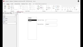 MS Access VBA: Populate ListBox from Two Tables Using INNER JOIN (Get Selected Value)