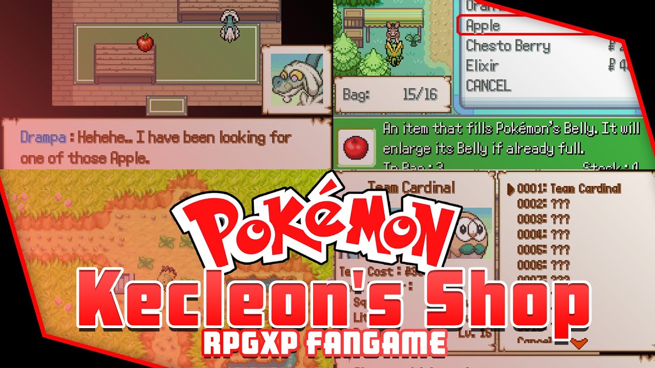 Completed New Pokemon RPGXP Fan-Game With Play As Kecleon, Generated ...