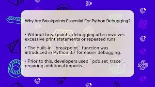 Why Are Breakpoints Essential For Python Debugging? - Python Code School