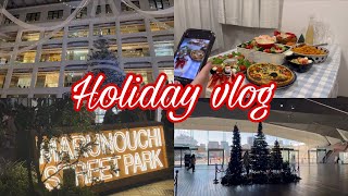 【Holiday vlog】in Yokohama\u0026Marunouchi 🌲🤍　　女子大生👩🏻‍💻/Christmas Eve/イルミネーション