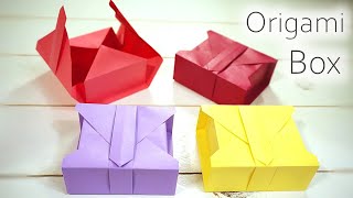 쉬운 종이접기 상자 / 색종이로 선물상자 접기  l Origami Box