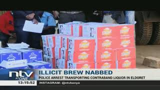 Eldoret police nab man transporting illicit brew