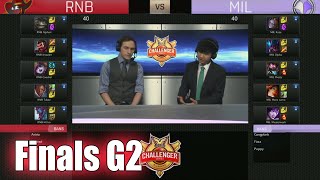 Millenium vs Renegades Bandidos | Game 2 Finals S6 EU CS Spring 2016 Qualifier | MIL vs RNB G2