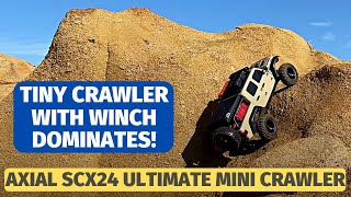 Axial SCX24 Gladiator Ultimate Build with winch - 1/24 mini crawler test run