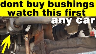 dont buy sway bar bushings ever again just do this and problem fixed any make/year/model