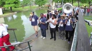 Prince second line, a New Orleans parade for a pop superstar