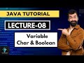 Java Tutorial For Beginners 8 - Variable Char & Boolean #javatutorial