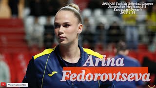 Arina Fedorovtseva│ Fenerbahçe Medicana vs. Eczacıbaşı Dynavit │Turkish Volleyball League 2024/25