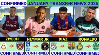 🚨LATEST CONFIRMED TRANSFERS NEWS AND RUMORS TRANSFERS 2025🔥 ZIYECH , NEYMAR JR, DIAZ, RONALDO 🚨