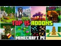 🔥TOP 15 ADDON for BEDROCK | MINECRAFT PE 1.21 #addons