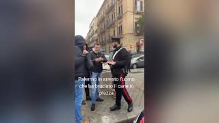 ARRESTANO L’UOMO CHE HA BRUCIATO UN CANE A PALERMO E GUARDATE CHE SUCCEDE!!