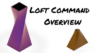 Loft Command overview | Solid Edge 2020