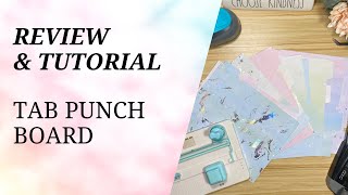 How to make your own planner dividers | We R memory keepers tab punch board