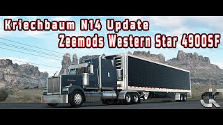 American Truck Simulator | Kriechbaum N14 Update | Zeemods Western Star 4900SF | NPI | PNG | UW |