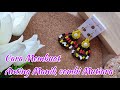 beaded earrings tutorial | cara membuat anting manik manik | cara membuat anting manik dayak @rydiy