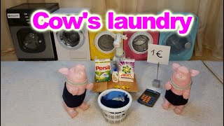 🐷 Cow's laundry by HAPPY PIGS (toy washing machines modified)