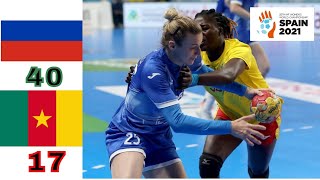 RHF (Russia) Vs Cameroon Handball Women's World Championship Spain 2021