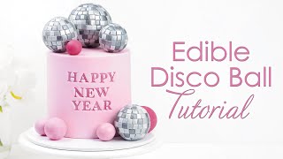 How to make Disco Ball Cake Toppers - Cake Decorating Tutorial