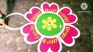 Simple mayil kolam| new year Rangolidesigns|new year beautiful rangoli|Amazingrangoli