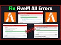 HOW TO FIX ALL ERRORS AND CRASHES ON FIVEM
