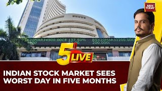 Dalal Street Bloodbath: Sensex Plunges 1400 Points, Nifty 50 Down 400 in Market Rout