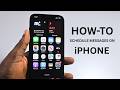 How to Schedule Text Messages on iPhone