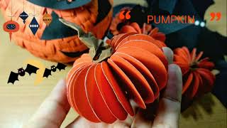 HALLOWEEN 🎃 How to make PUMPKIN ?? DIY วันฮาโลวีน