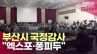 3년 만에 열린 부산시 국정감사…엑스포·퐁피두ㅣ#헬로tv뉴스