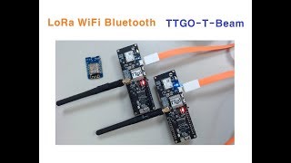 TTGO-T-Beam LoRa WiFi Bluetooth ESP32, 로라통신 [김동일교수 두원공과대학교 AI융합과] 1-23