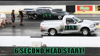 WILD MATCH RACE! 6 SEC ADVANTAGE! NMRA TRUCK VS NMCA T/S! 11TH ANNUAL SUPERBOWL RT66!