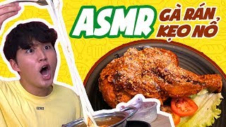 ASMR ĂN GÀ RÁN KẸO NỔ CHICKEN PLUS | ASMR WOOSSI EATING SOUNDS