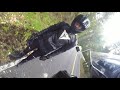 motorcycle crash with a rider wearing helite airbag protection