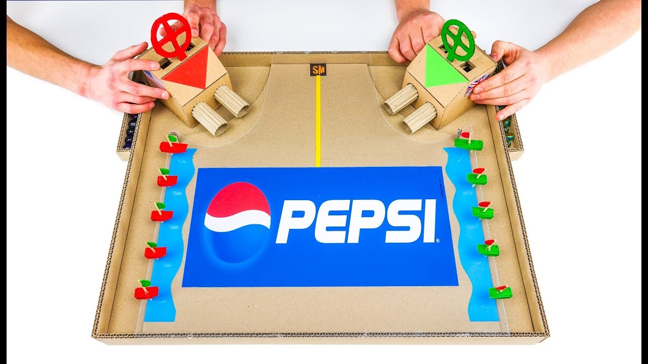 How To Make Warship Battle Board Game For 2 Players Youtube