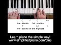 Hosanna Piano Tutorial