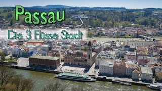 Passau,  die drei Flüsse Stadt