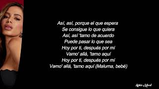 Anitta, Maluma - El Que Espera LETRA