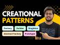 Creational Design Patterns in Java | Factory | Abstract Factory | Builder | Singleton | Prototype