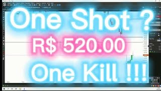 Como GANHAR 500.00 no #daytrade. One Shot, One Kill #Shorts