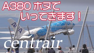 [4K] パイロットさん、窓開けお手振りありがとう! ANA FLYING HONUチャーターフライト離陸 25.Apr.2021