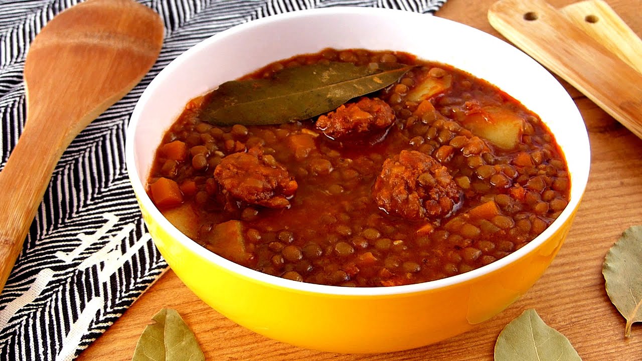 Lentejas Con Chorizo, La Auténtica Receta De Lentejas Tradicional ...