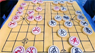 街头象棋实战，步步紧逼的攻击，胆战心惊的套路，步步精准点要害