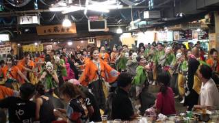 吉備人　～2011高知よさこい祭り(踊り子交流会inひろめ市場)