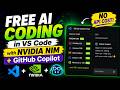Free AI Coding in VS Code with NVIDIA NIM + GitHub Copilot