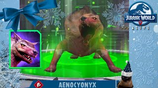 Unique AENOCYONYX UNLOCKED!! All New Jurassic World Alive 2.20 Winter Surprise Creatures!