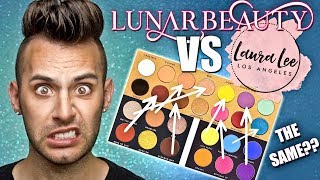 WTF?! Manny MUA vs Laura Lee Los Angeles Palettes! | ARE THEY THE SAME?!