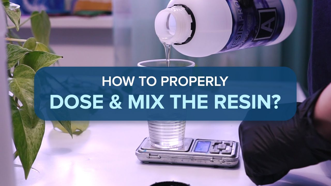 How To DOSE And MIX Epoxy Resin? How To Understand Mixing RATIO? - YouTube