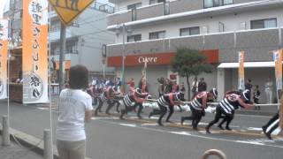 2014年度古市だんじり祭りpart24～宵宮・北町やり回し２～